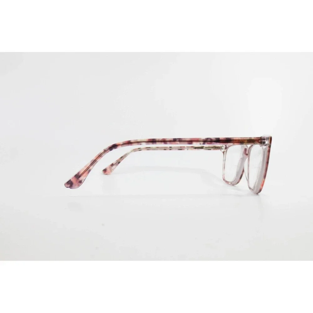 Prada VPR 10V Pink Purple Tortoise Rectangular Eyeglass Frames 54-16-140 1AB-1O1